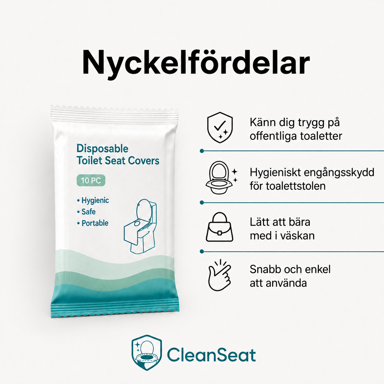 CleanSeat – Slipp obehaget på offentliga toaletter